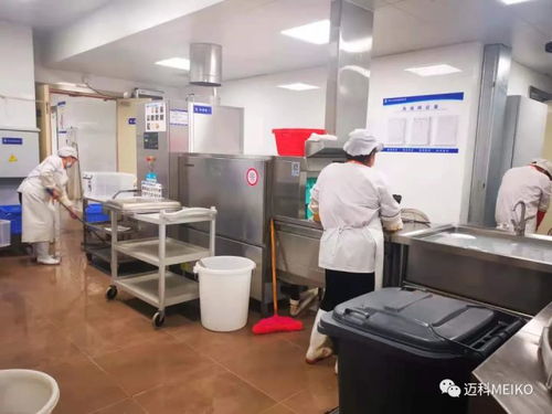 邁科洗碗機在大型上市企業員工食堂的應用